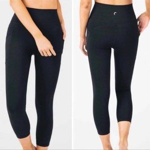 ZYIA Active Brilliant Side Pocket Cropped Legging Size 2